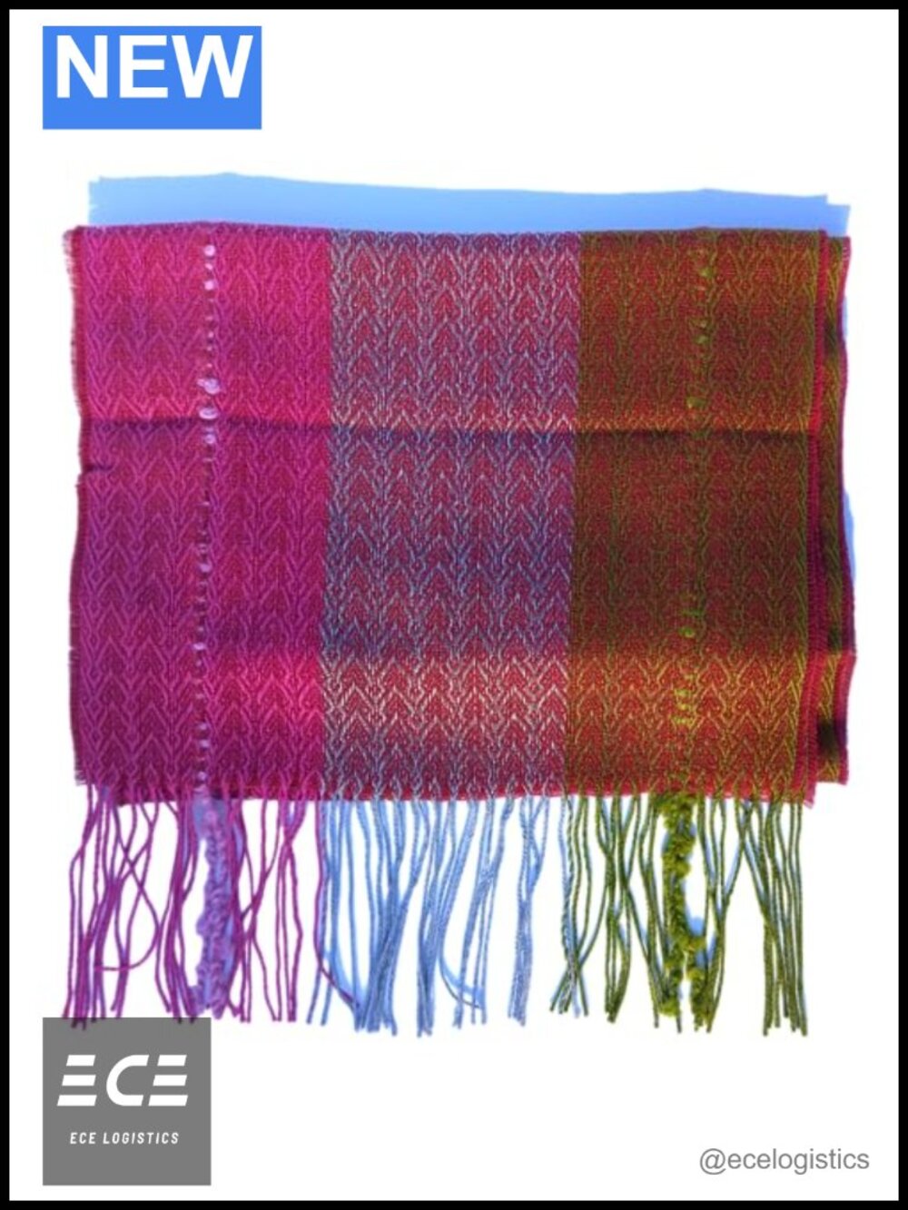 Baby Alpaca Scarf Luxury Fashion Accessory Made in Peru 75.2x14.5 in